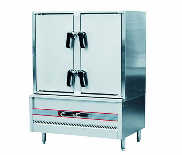 燃?xì)夤?jié)能雙門蒸飯柜